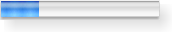 Screenshot of a Mac OS X style progress bar